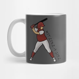 Hit Like a Girl - Batter Mug